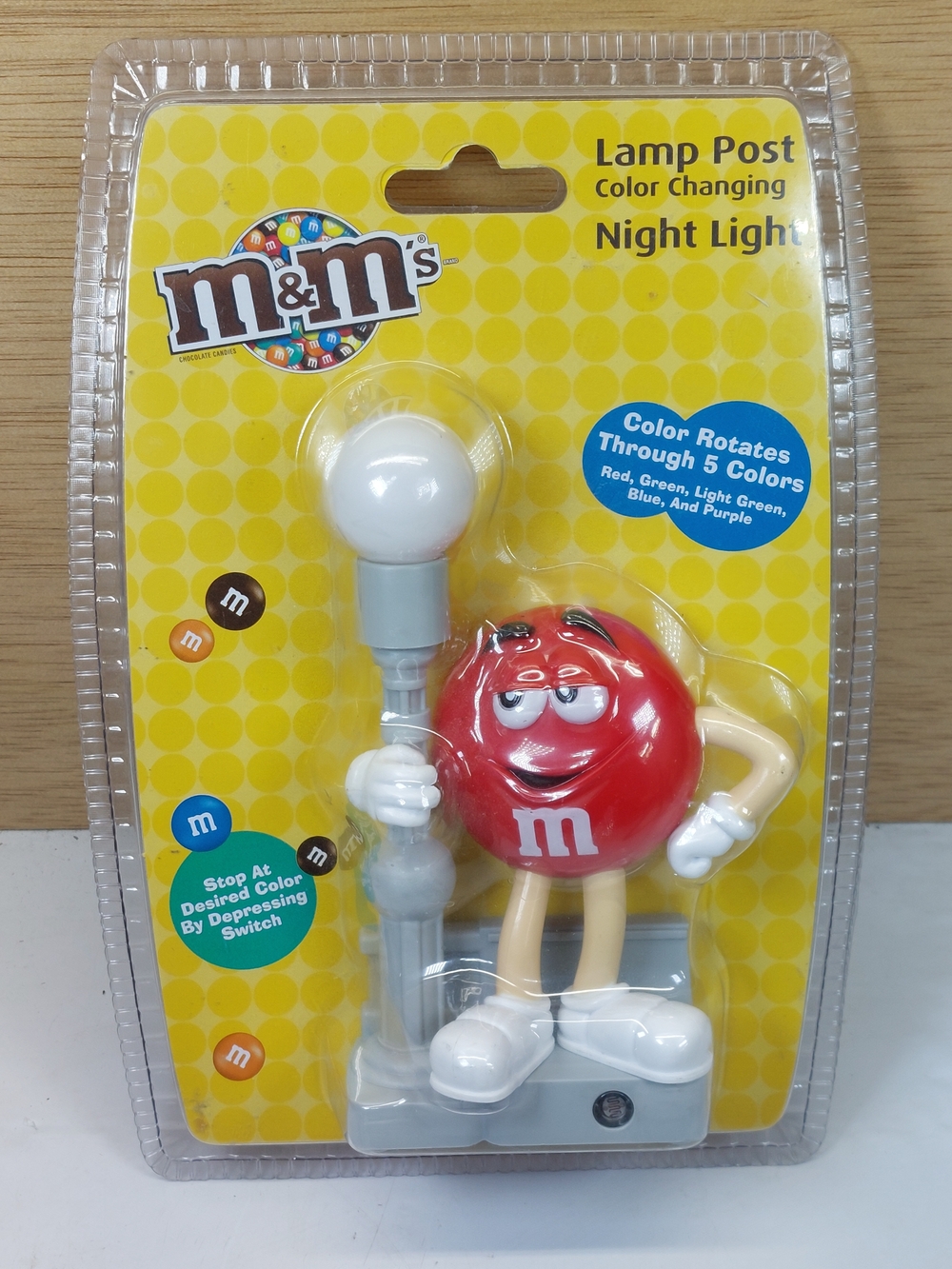 M and M Character Night Light – Fun, Colorful LED Lamp for Kids & Candy Lovers